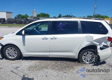 2015 Toyota Sienna Xle Premium 8 Passenger from USA, damaged, VIN 5TDYK3DC6FS652923